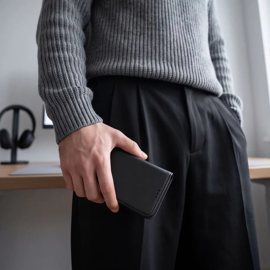 Etui Tech-Protect Wallet na Xiaomi Redmi Note 17 Pro Max 5G - czarne matowe