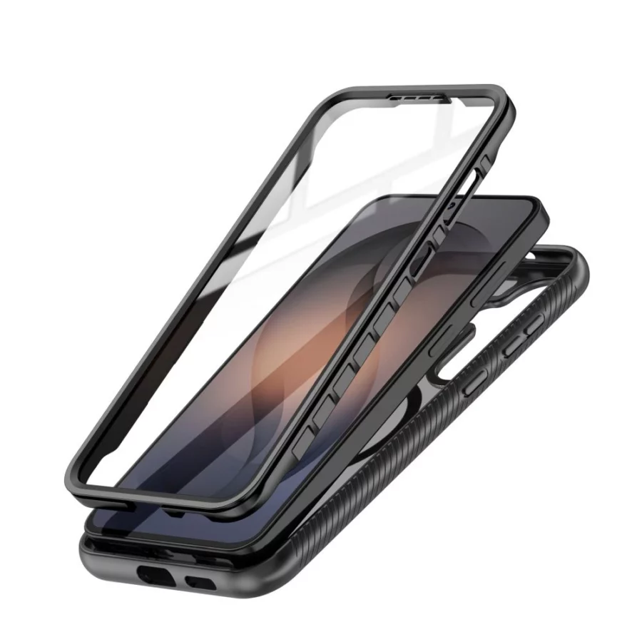 Etui Tech-Protect Defense MagSafe na Samsung Galaxy S26 FE - czarne matowe