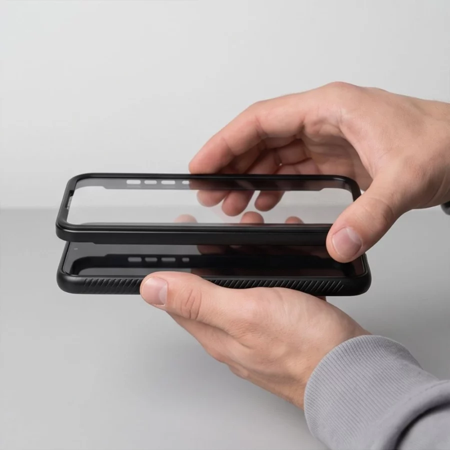Etui Tech-Protect Defense MagSafe na Samsung Galaxy S26 FE - czarne matowe