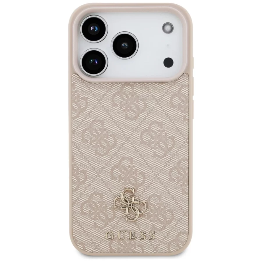 Etui Guess 4G Small Classic Logo MagSafe na iPhone 18 Pro / 17 Pro - różowe
