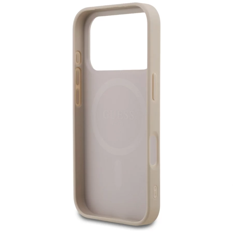 Etui Guess 4G Small Classic Logo MagSafe na iPhone 18 Pro / 17 Pro - różowe