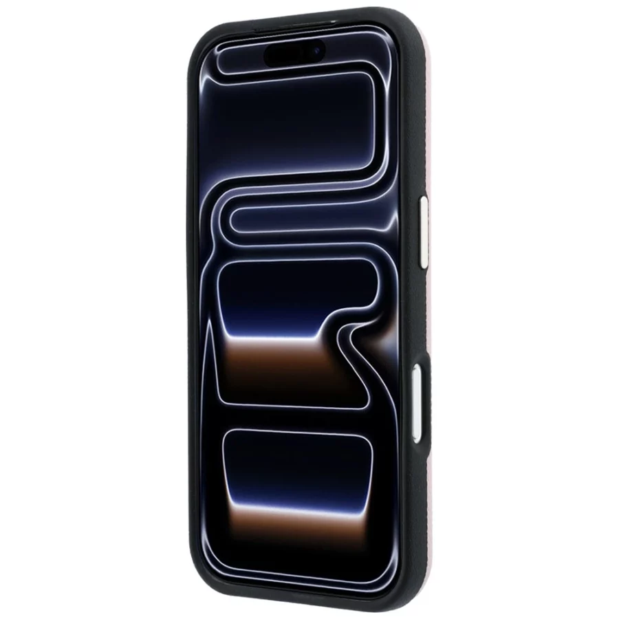 Etui Guess Grained & Big Resin Logo na iPhone 18 Pro Max / 17 Pro Max - różowe