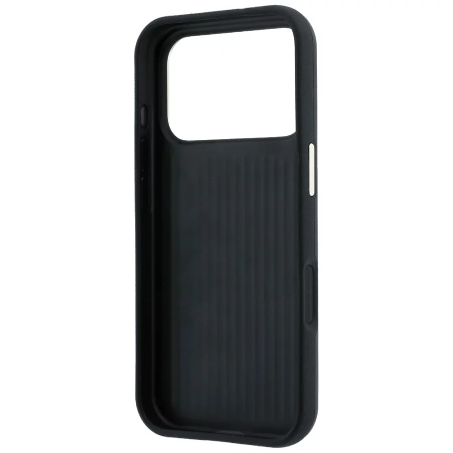 Etui Guess Smooth & Big Strass Logo na iPhone 18 Pro / 17 Pro - czarne