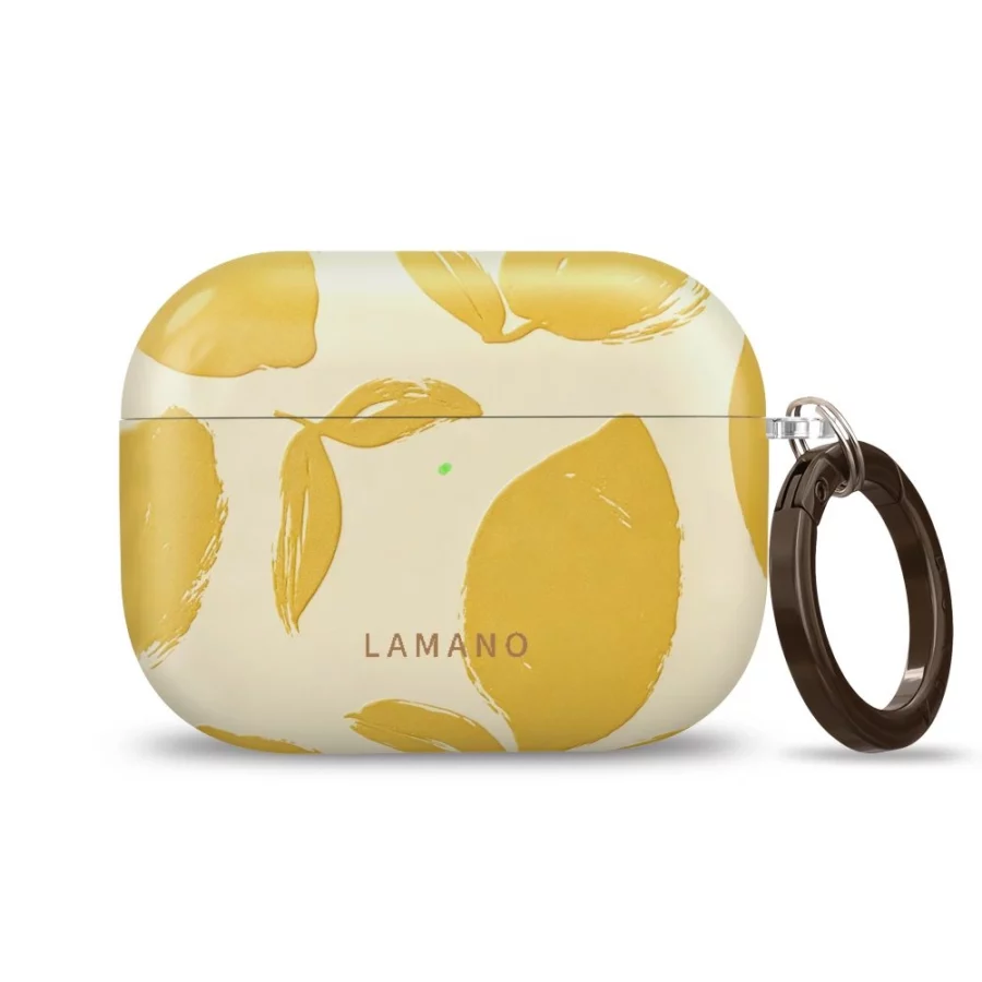 Etui Tech-Protect Lamano na AirPods Pro 3 - żółto-białe