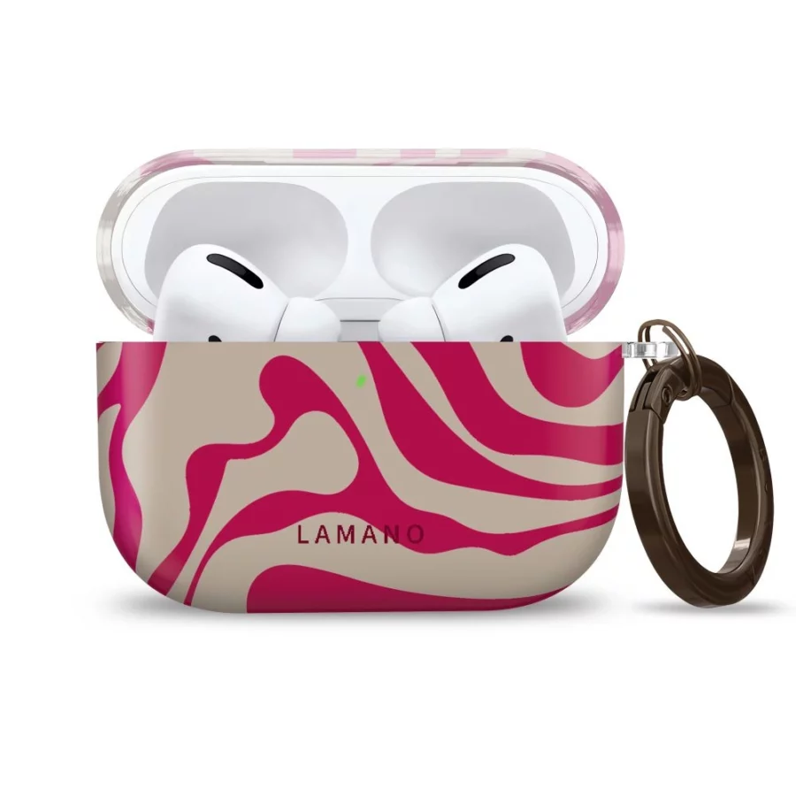 Etui Tech-Protect Lamano na AirPods Pro 3 - różowo-beżowe