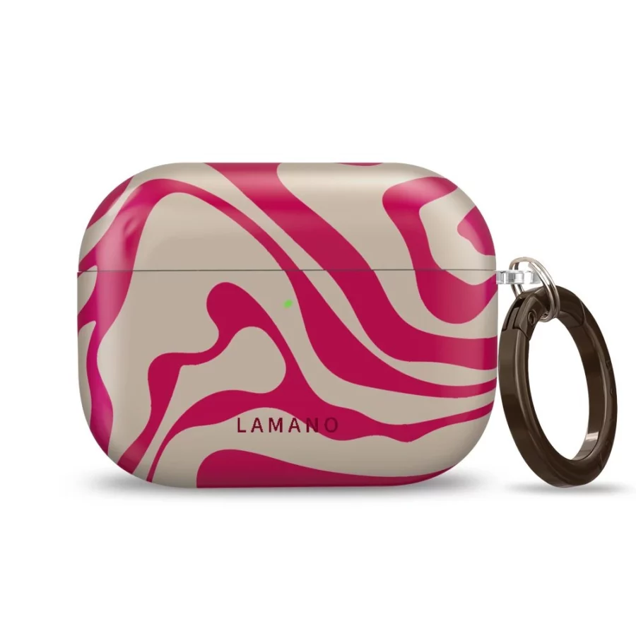 Etui Tech-Protect Lamano na AirPods Pro 3 - różowo-beżowe