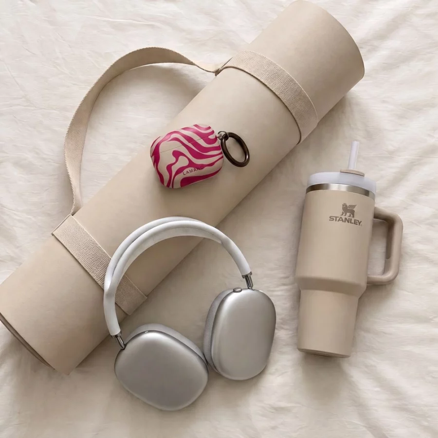 Etui Tech-Protect Lamano na AirPods Pro 3 - różowo-beżowe