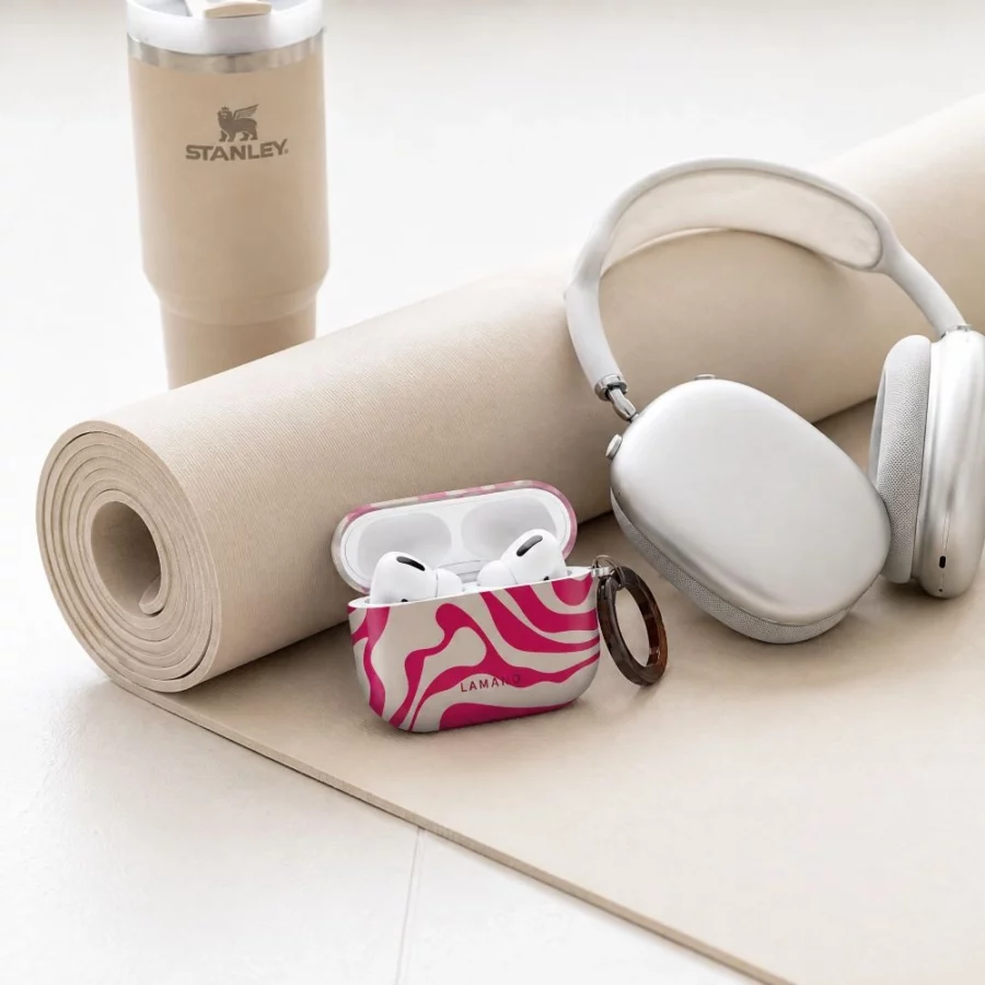 Etui Tech-Protect Lamano na AirPods Pro 3 - różowo-beżowe