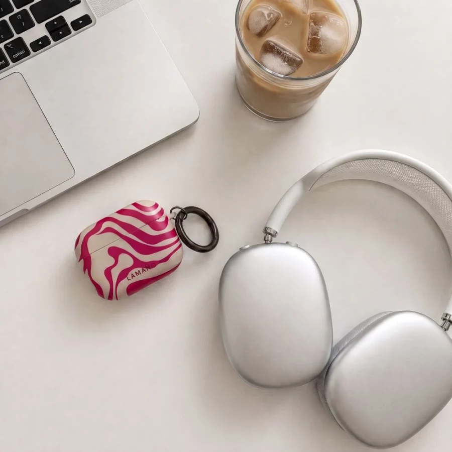 Etui Tech-Protect Lamano na AirPods Pro 3 - różowo-beżowe