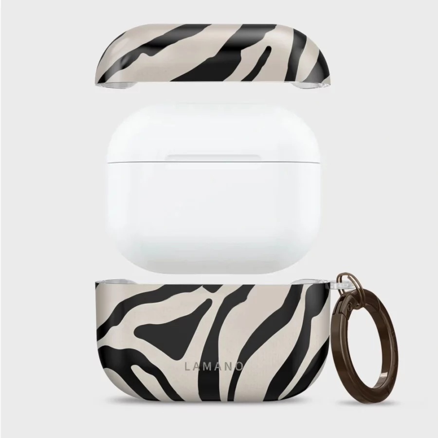 Etui Tech-Protect Lamano na AirPods Pro 3 - czarno-beżowe