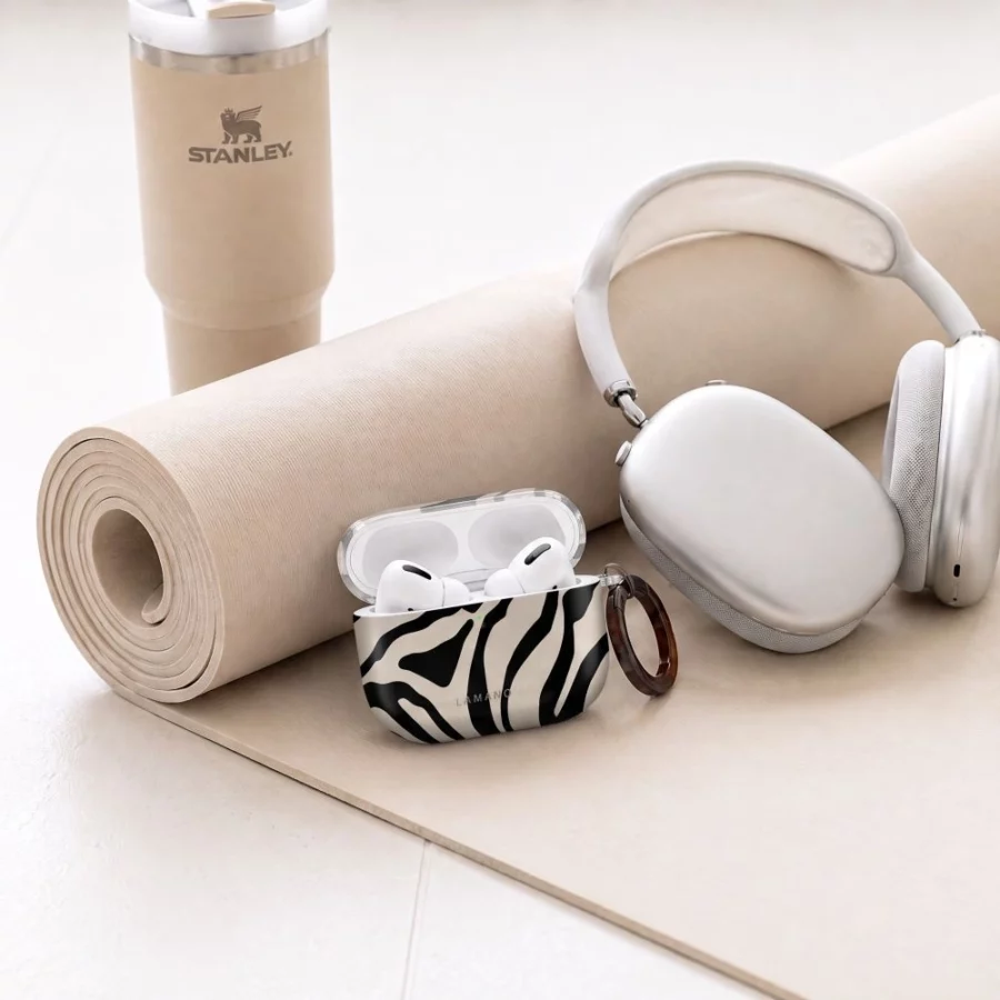 Etui Tech-Protect Lamano na AirPods Pro 3 - czarno-beżowe