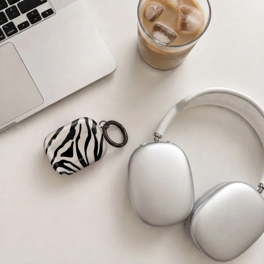 Etui Tech-Protect Lamano na AirPods Pro 3 - czarno-beżowe