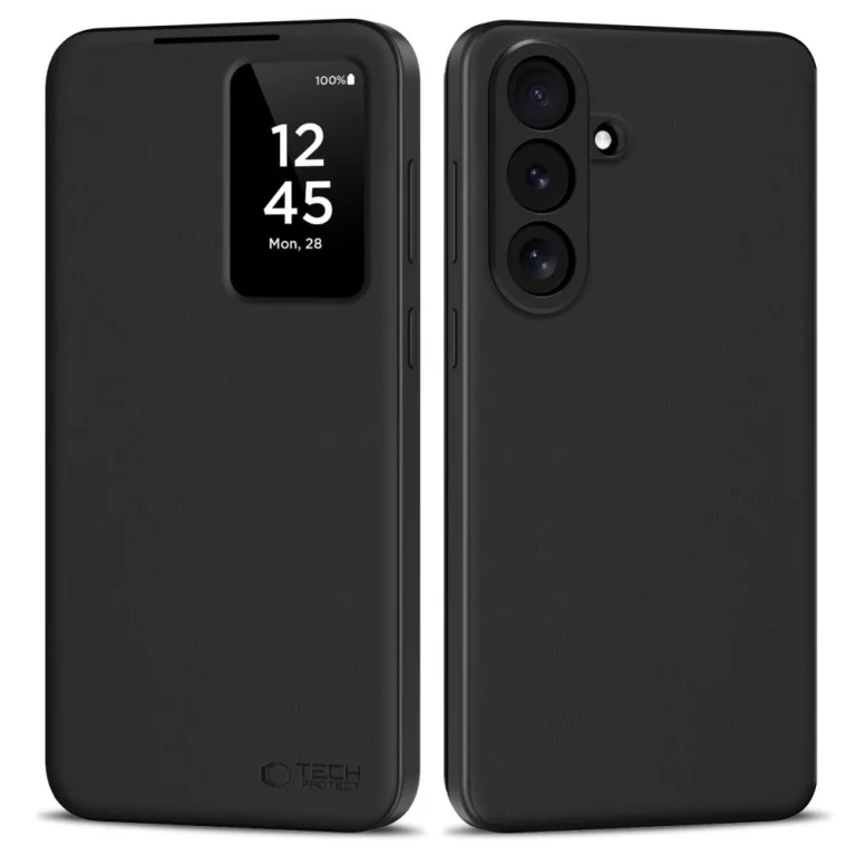 Etui Tech-Protect Smart Wallet na Samsung Galaxy S26 FE - czarne matowe