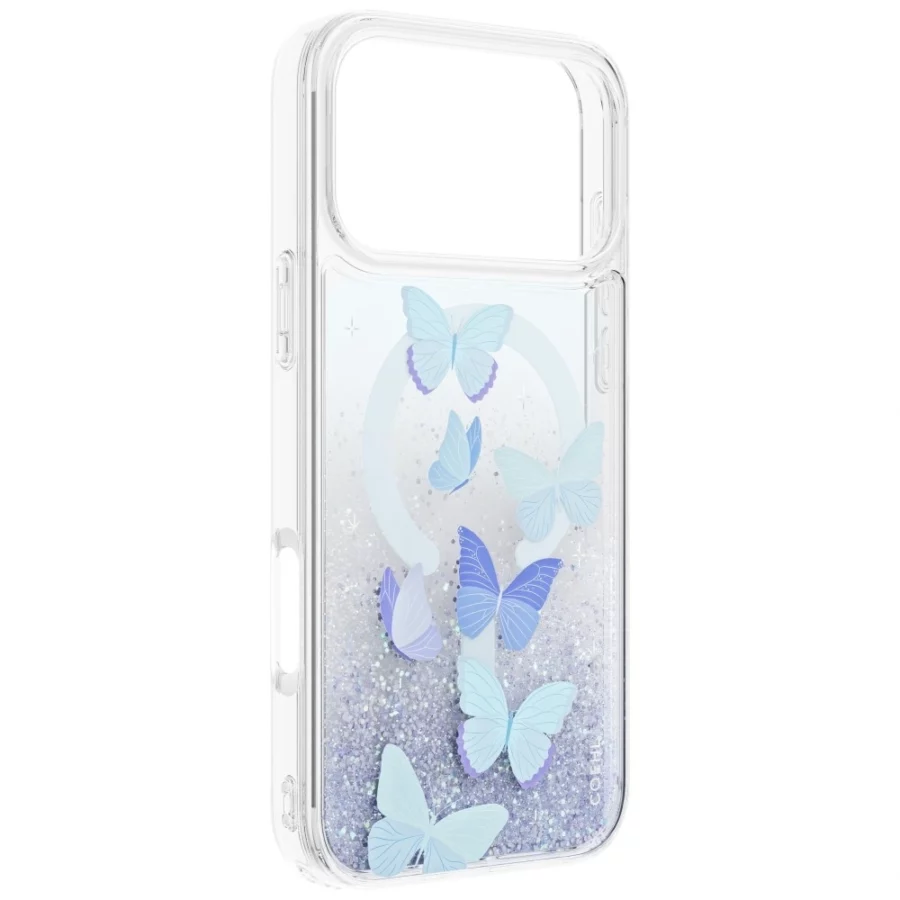Etui UNIQ Coehl Aria Magnetic Charging na iPhone 18 Pro Max / 17 Pro Max - niebieskie