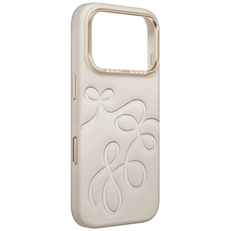 Etui UNIQ Coehl Cloude Magnetic Charging na iPhone 18 Pro / 17 Pro - beżowe