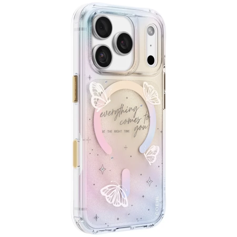 Etui UNIQ Coehl Ellie Magnetic Charging na iPhone 18 Pro / 17 Pro - wielokolorowe