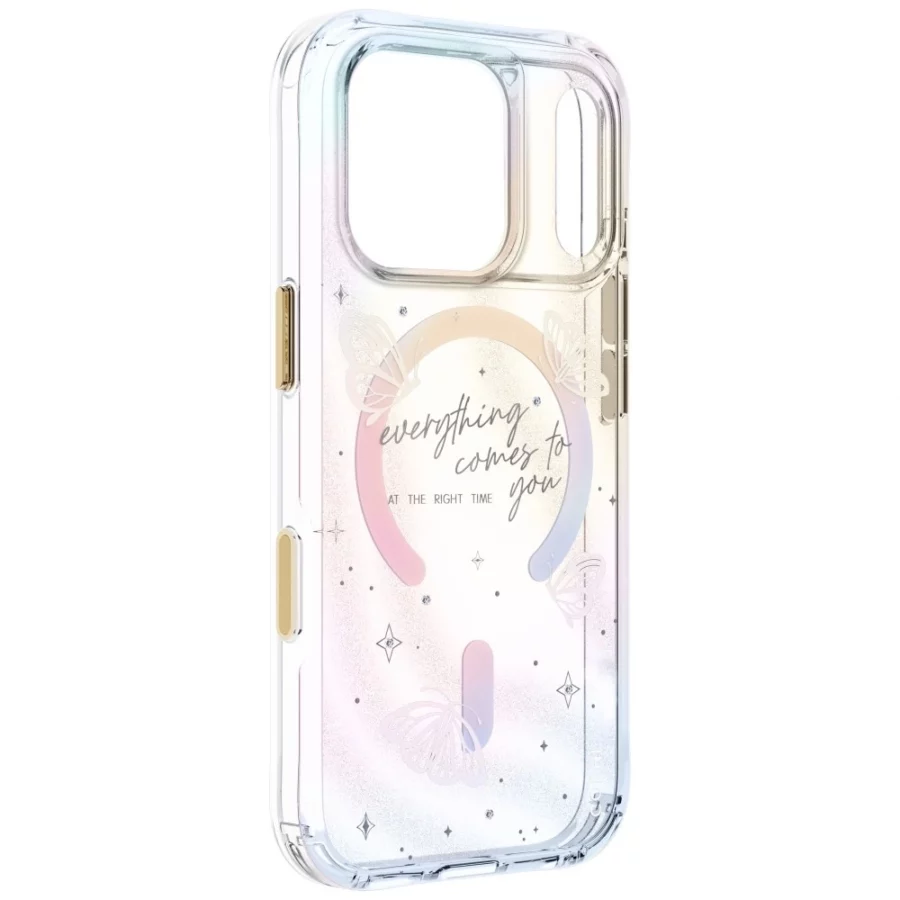 Etui UNIQ Coehl Ellie Magnetic Charging na iPhone 18 Pro / 17 Pro - wielokolorowe