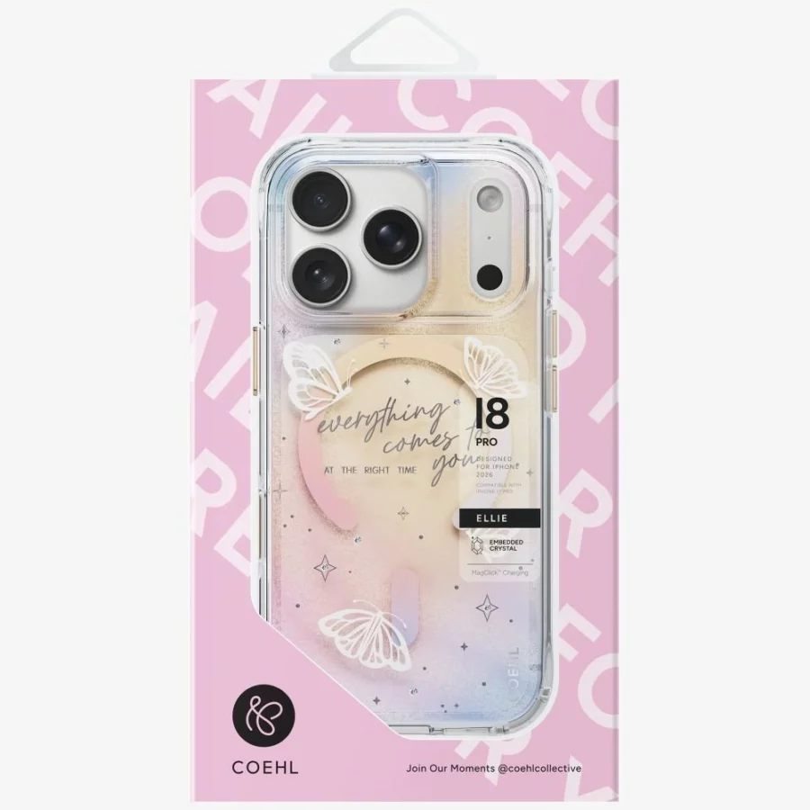 Etui UNIQ Coehl Ellie Magnetic Charging na iPhone 18 Pro / 17 Pro - wielokolorowe