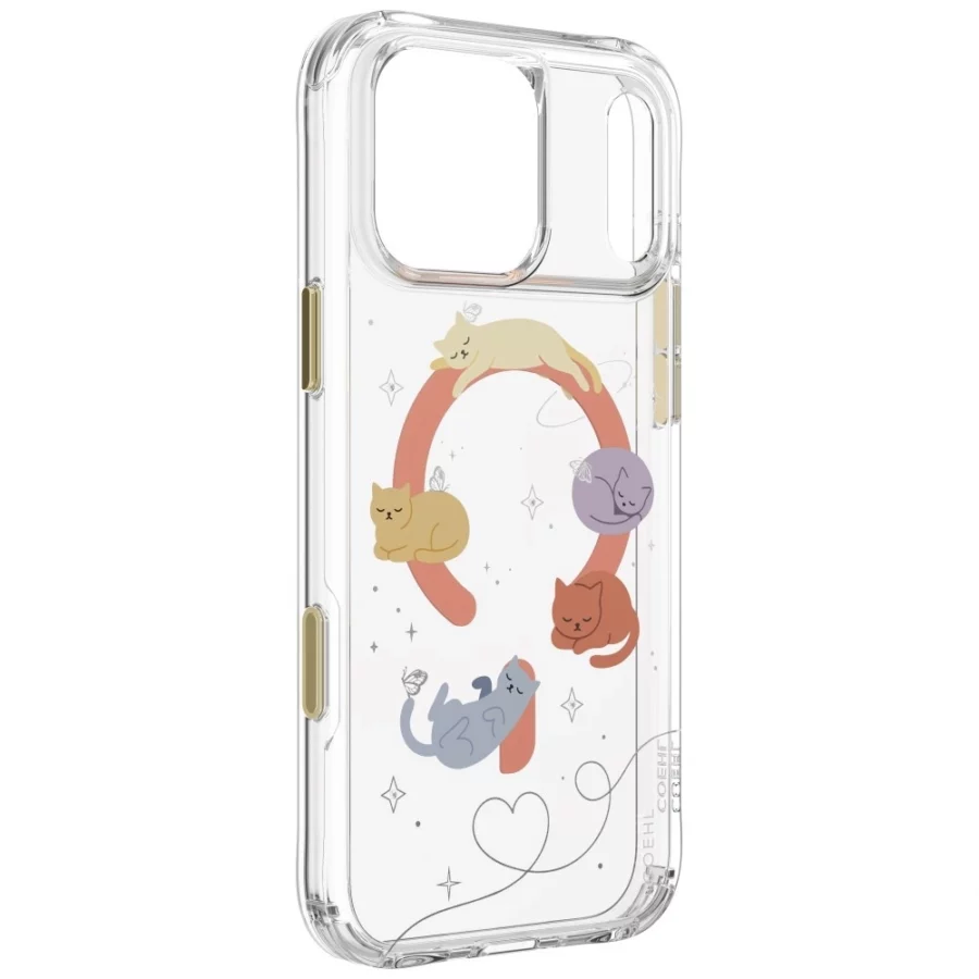 Etui UNIQ Coehl Elysie Magnetic Charging  na iPhone 18 Pro Max / 17 Pro Max - wielokolorowe