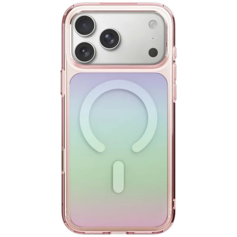 Etui UNIQ Coehl Estelle Magnetic Charging na iPhone 18 Pro / 17 Pro - różowe