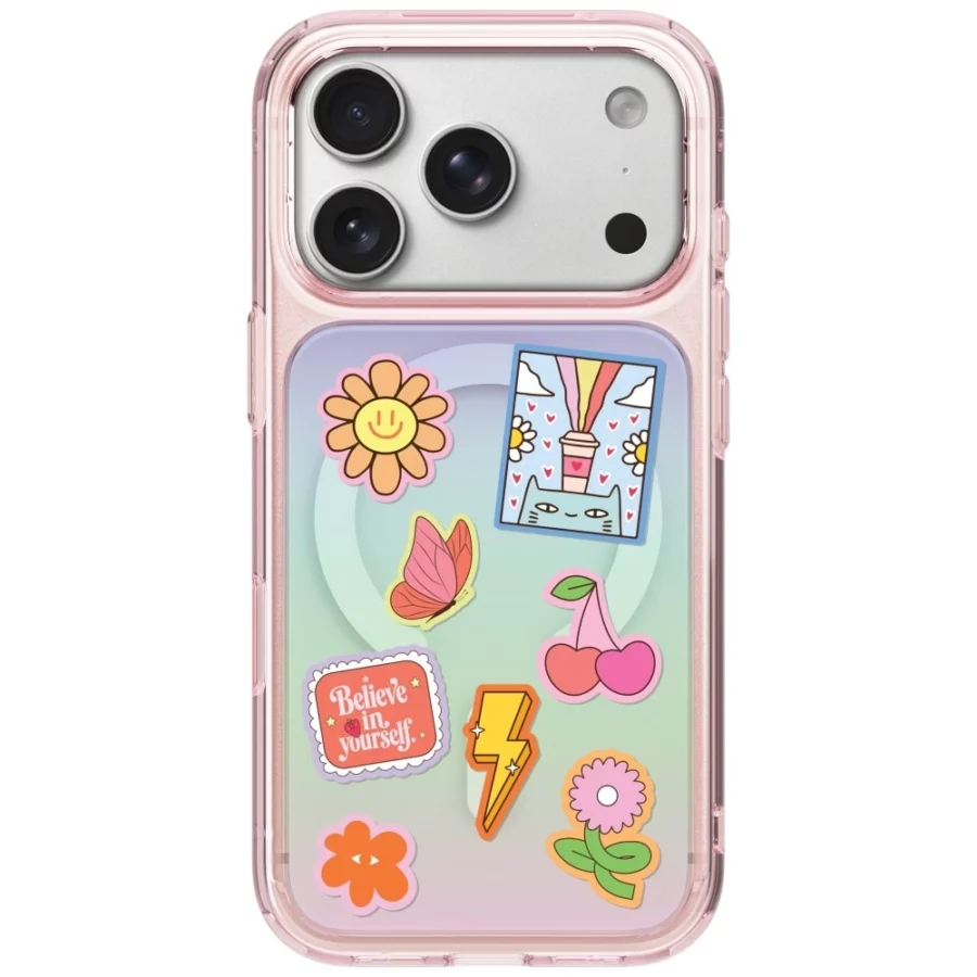 Etui UNIQ Coehl Estelle Magnetic Charging na iPhone 18 Pro Max / 17 Pro Max - różowe