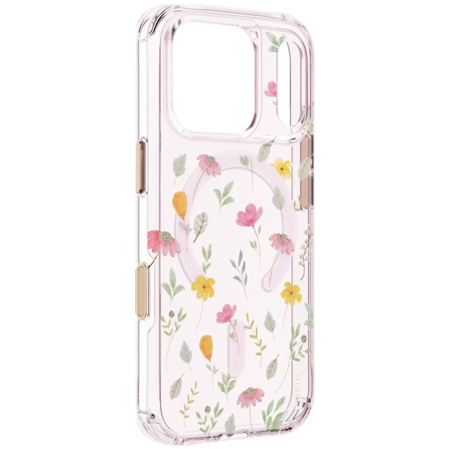 Etui UNIQ Coehl Evie Magnetic Charging na iPhone 18 Pro / 17 Pro - różowe