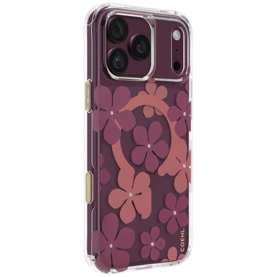 Etui UNIQ Coehl Mila Magnetic Charging na iPhone 18 Pro Max / 17 Pro Max - bordowe