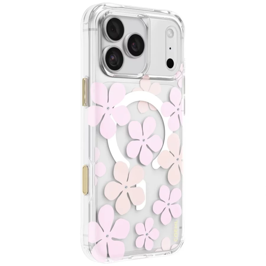 Etui UNIQ Coehl Mila Magnetic Charging na iPhone 18 Pro Max / 17 Pro Max - różowe