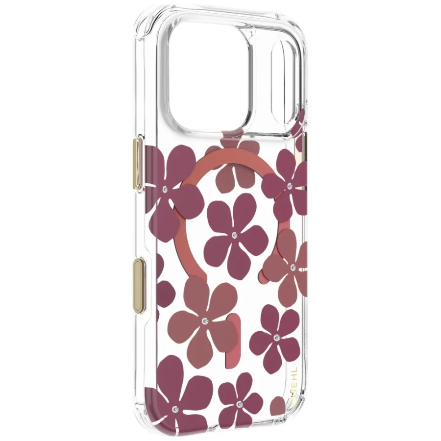 Etui UNIQ Coehl Mila Magnetic Charging na iPhone 18 Pro / 17 Pro - bordowe