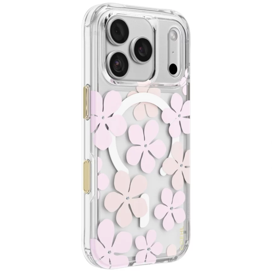 Etui UNIQ Coehl Mila Magnetic Charging na iPhone 18 Pro / 17 Pro - różowe
