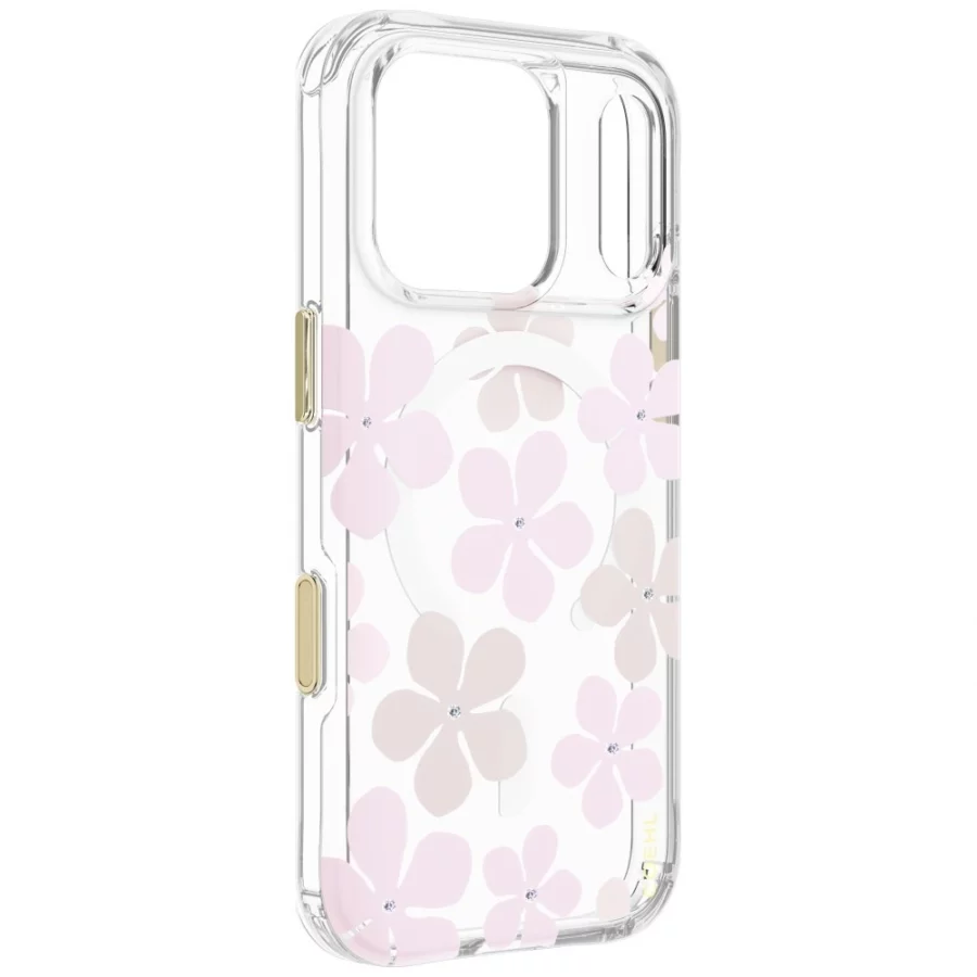 Etui UNIQ Coehl Mila Magnetic Charging na iPhone 18 Pro / 17 Pro - różowe