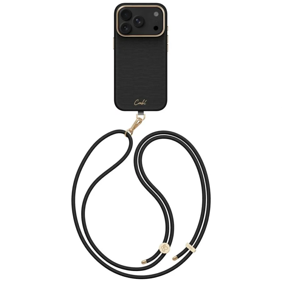 Etui UNIQ Coehl Mirelle Magnetic Charging na iPhone 18 Pro / 17 Pro - czarne
