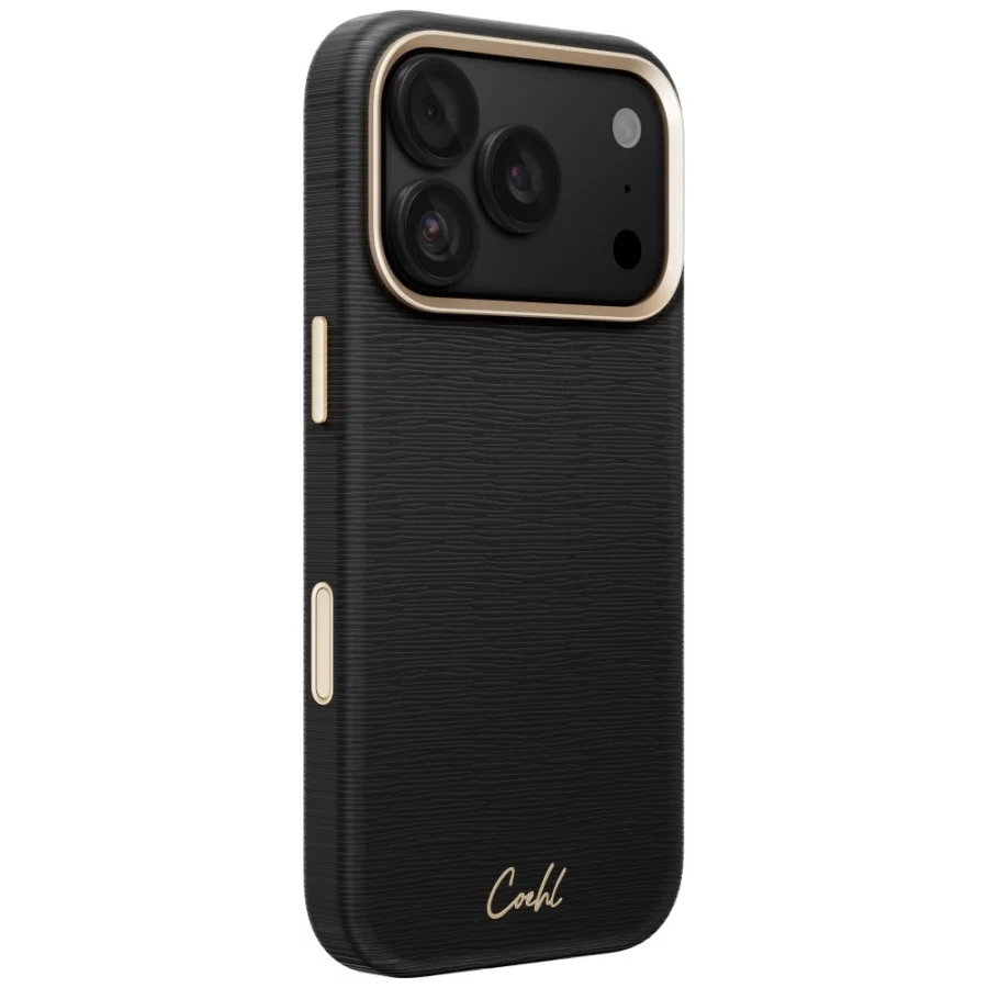 Etui UNIQ Coehl Mirelle Magnetic Charging na iPhone 18 Pro / 17 Pro - czarne