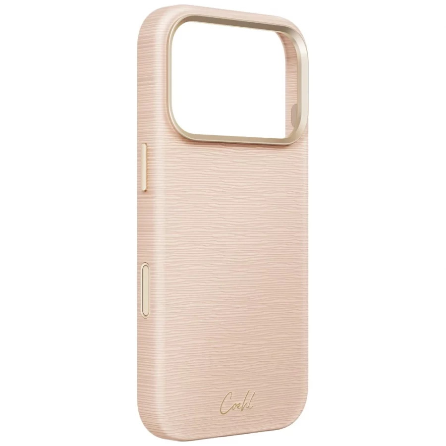 Etui UNIQ Coehl Mirelle Magnetic Charging na iPhone 18 Pro / 17 Pro - różowe
