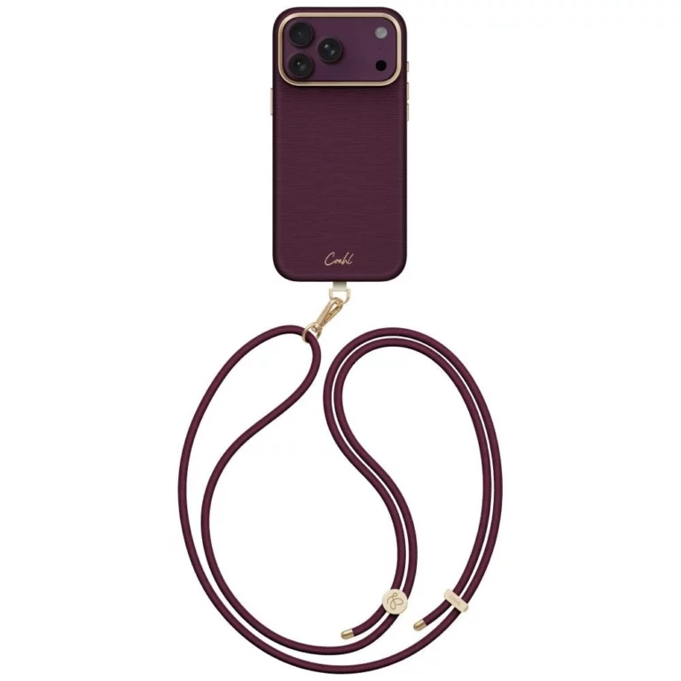 Etui UNIQ Coehl Mirelle Magnetic Charging na iPhone 18 Pro Max / 17 Pro Max - bordowe