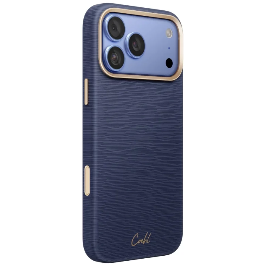 Etui UNIQ Coehl Mirelle Magnetic Charging na iPhone 18 Pro Max / 17 Pro Max - niebieskie