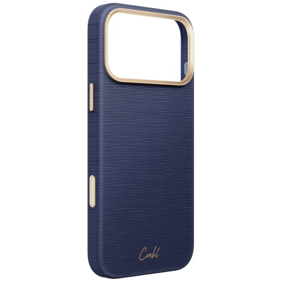 Etui UNIQ Coehl Mirelle Magnetic Charging na iPhone 18 Pro Max / 17 Pro Max - niebieskie
