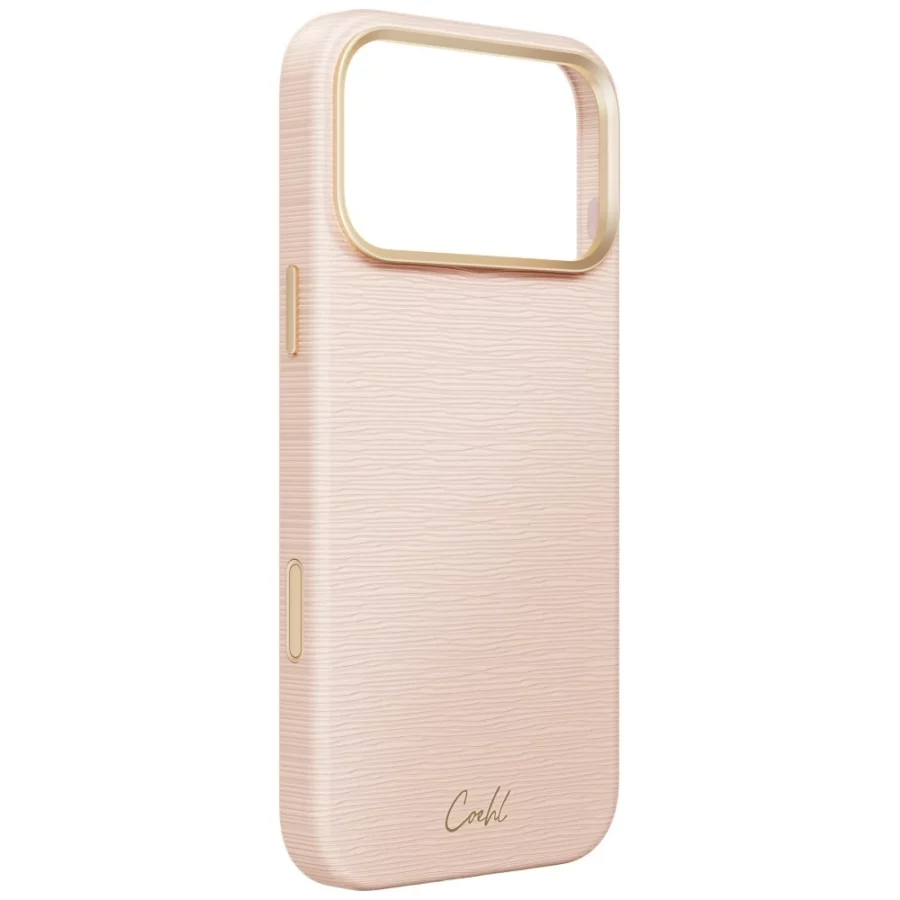 Etui UNIQ Coehl Mirelle Magnetic Charging na iPhone 18 Pro Max / 17 Pro Max - różowe