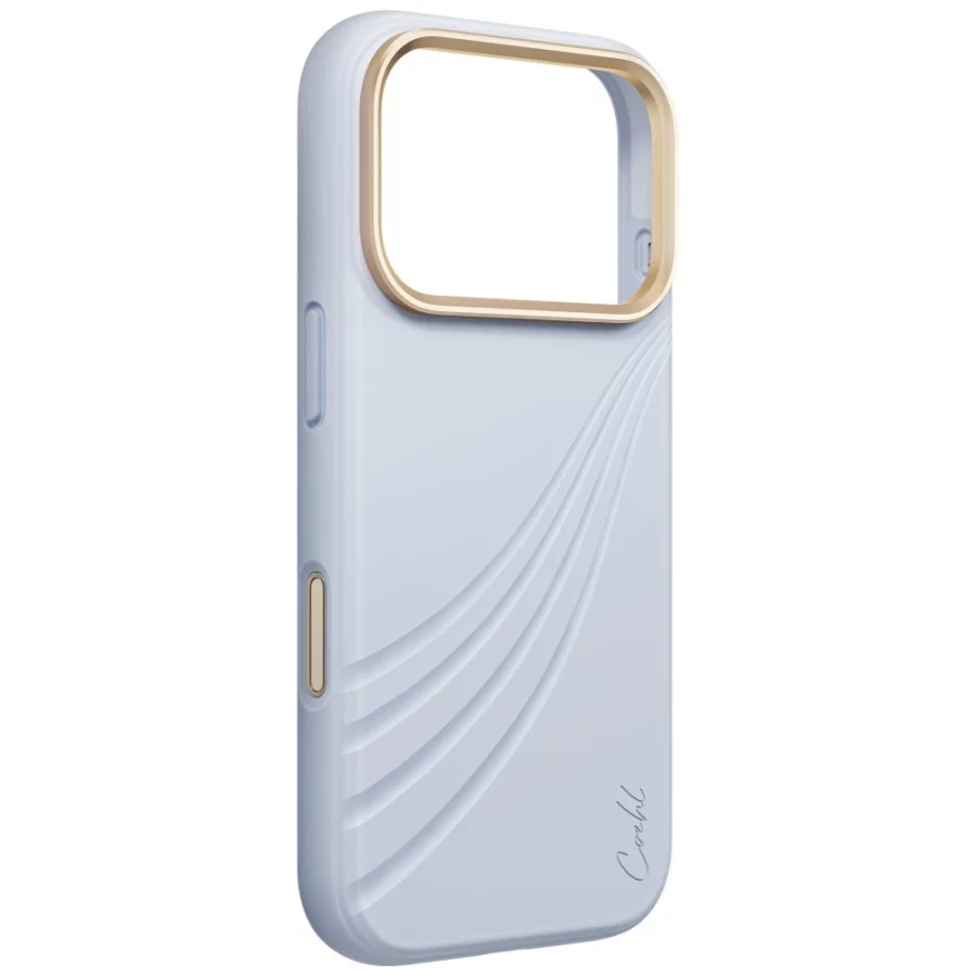 Etui UNIQ Coehl Serina Magnetic Charging na iPhone 18 Pro / 17 Pro - niebieskie