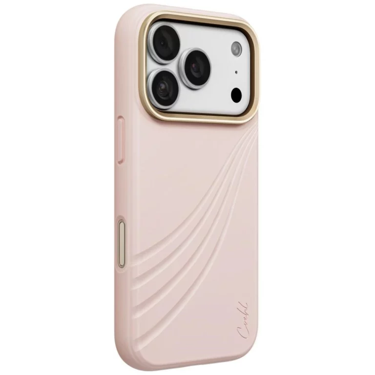 Etui UNIQ Coehl Serina Magnetic Charging na iPhone 18 Pro / 17 Pro - różowe
