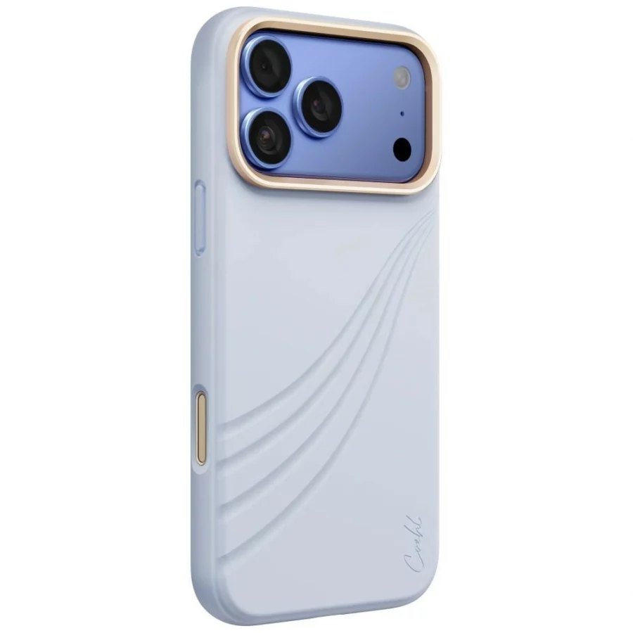 Etui UNIQ Coehl Serina Magnetic Charging na iPhone 18 Pro Max / 17 Pro Max - niebieskie