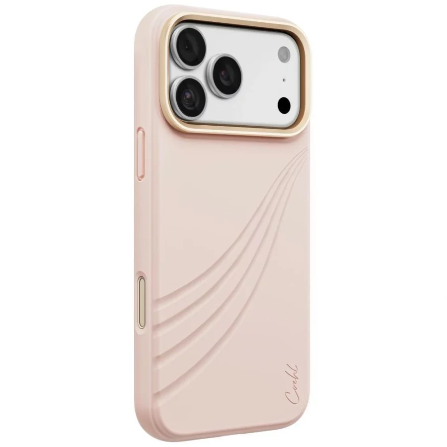 Etui UNIQ Coehl Serina Magnetic Charging na iPhone 18 Pro Max / 17 Pro Max - różowe