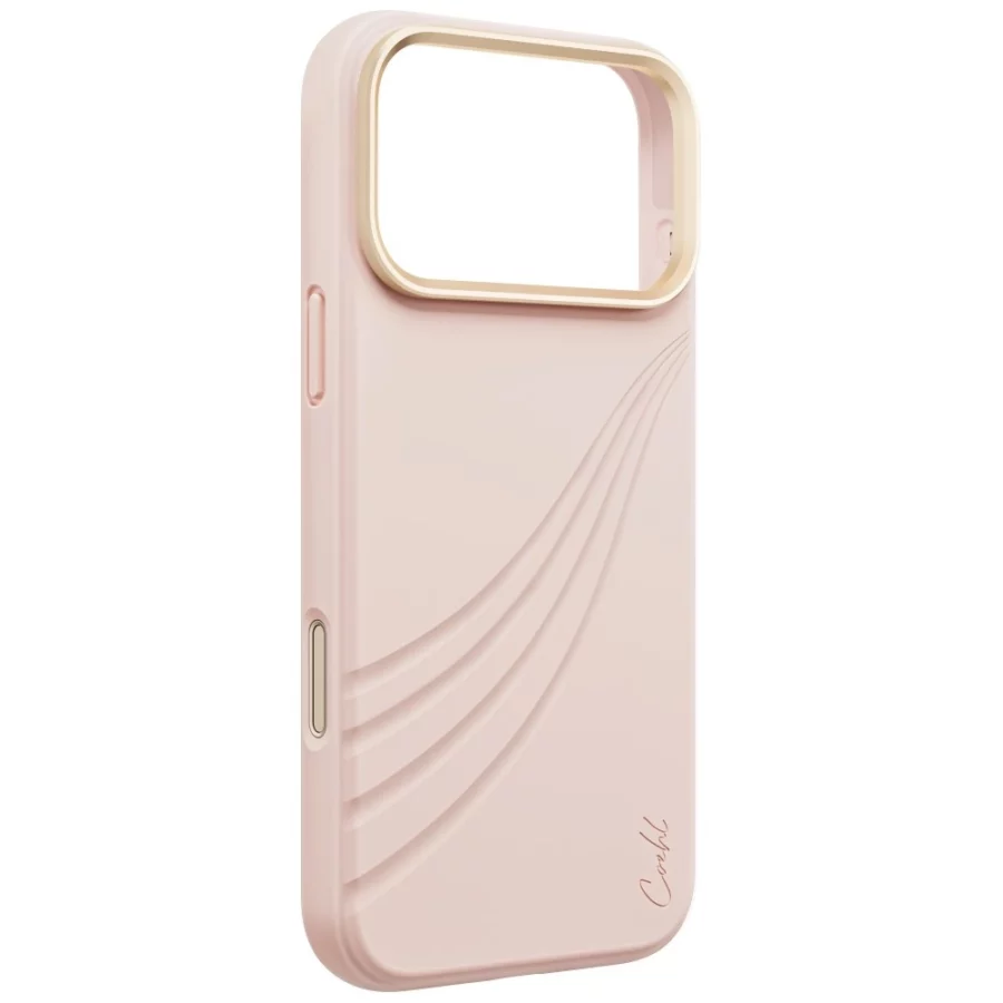 Etui UNIQ Coehl Serina Magnetic Charging na iPhone 18 Pro Max / 17 Pro Max - różowe