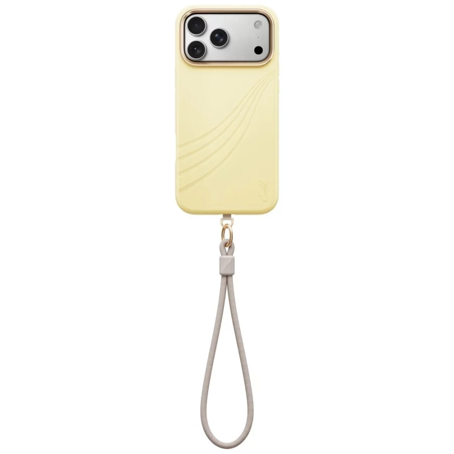 Etui UNIQ Coehl Serina Magnetic Charging na iPhone 18 Pro Max / 17 Pro Max - żółte