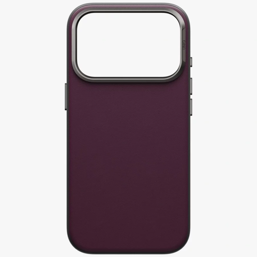 Etui UNIQ Lyden DS Magclick Charging na iPhone 18 Pro / 17 Pro - bordowe