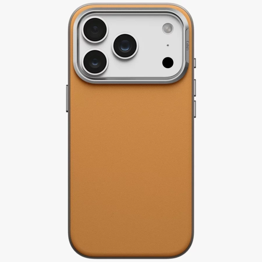 Etui UNIQ Lyden DS Magclick Charging na iPhone 18 Pro / 17 Pro - jasnopomarańczowe