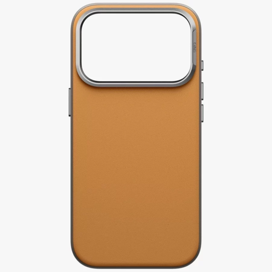 Etui UNIQ Lyden DS Magclick Charging na iPhone 18 Pro / 17 Pro - jasnopomarańczowe