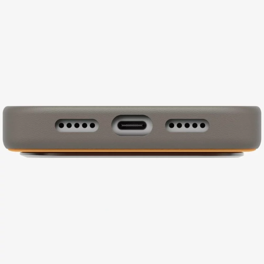 Etui UNIQ Lyden DS Magclick Charging na iPhone 18 Pro / 17 Pro - jasnopomarańczowe