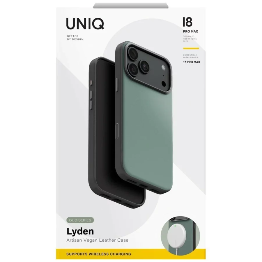 Etui UNIQ Lyden DS Magclick Charging na iPhone 18 Pro Max / 17 Pro Max - zielone