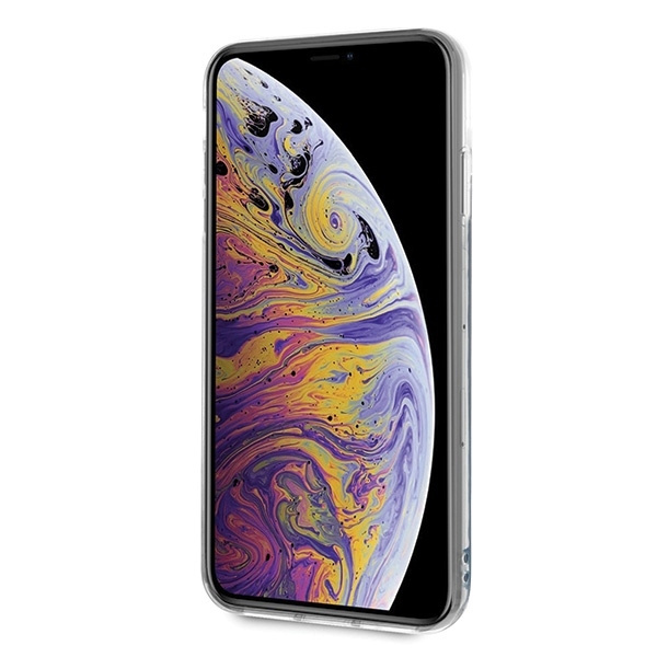 Guess GUHCI65GLCRE iPhone Xs Max czerwony/red hard case California Glow in the dark